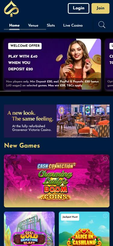 The Vic Casino mobile home